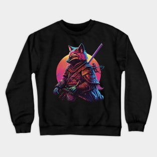 Samurai fox Crewneck Sweatshirt